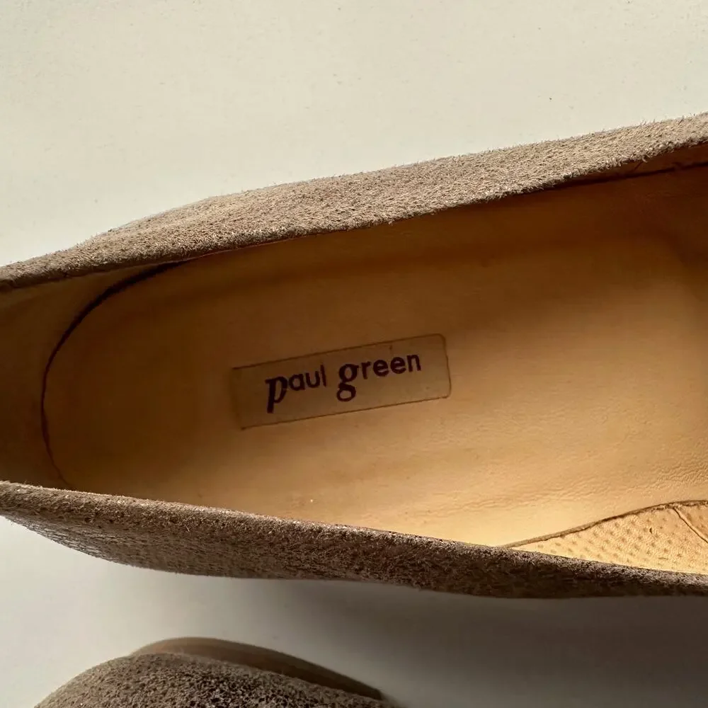 Paul Green Perry Perforated Metallic Smoke Comfort‎ Loafers Shoes UK 3 1/2 US 6 - Picture 6 of 8